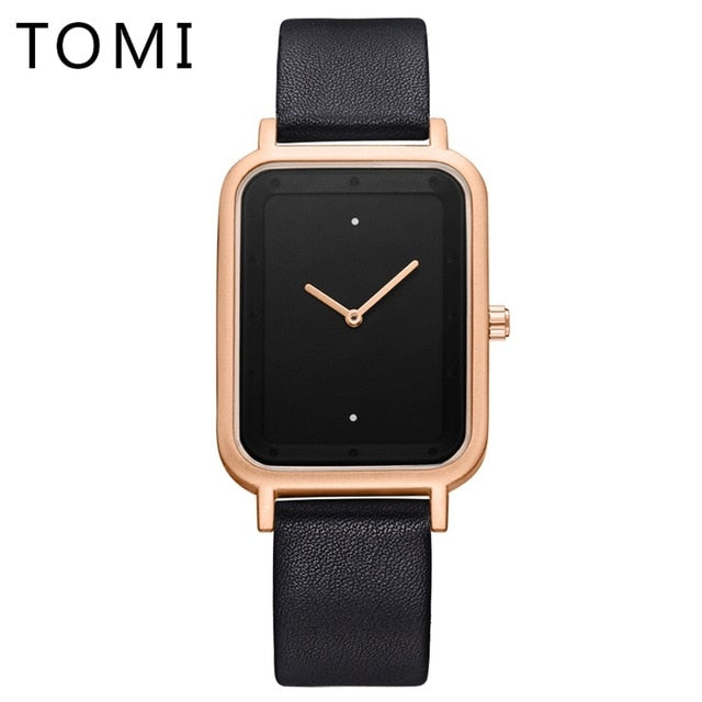 Tomi Watches Men Top Brand Luxury Sport Leather Strap Quartz Watch Man Wristwatch Fashion Casual Dress Relogio Watch
