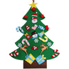 Ourwarm 2018 DIY Felt Christmas Tree Pendant Drop Ornaments New Year Gift for Children Kids Door Wall Hanging Xmas Decoration