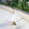 Pour-Protection Umbrella With Reflective Lining And Leash Holder