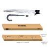Pour-Protection Umbrella With Reflective Lining And Leash Holder