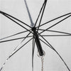 Pour-Protection Umbrella With Reflective Lining And Leash Holder