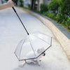 Pour-Protection Umbrella With Reflective Lining And Leash Holder
