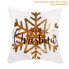 FENGRISE Merry Christmas Pillow Case Christmas Ornaments Navidad Christmas Decoration For Home Happy New Year 2019 Xmas 2018