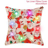 FENGRISE Merry Christmas Pillow Case Christmas Ornaments Navidad Christmas Decoration For Home Happy New Year 2019 Xmas 2018