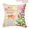 FENGRISE Merry Christmas Pillow Case Christmas Ornaments Navidad Christmas Decoration For Home Happy New Year 2019 Xmas 2018