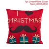 FENGRISE Merry Christmas Pillow Case Christmas Ornaments Navidad Christmas Decoration For Home Happy New Year 2019 Xmas 2018
