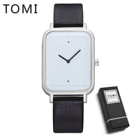 Tomi Watches Men Top Brand Luxury Sport Leather Strap Quartz Watch Man Wristwatch Fashion Casual Dress Relogio Watch