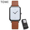 Tomi Watches Men Top Brand Luxury Sport Leather Strap Quartz Watch Man Wristwatch Fashion Casual Dress Relogio Watch