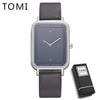 Tomi Watches Men Top Brand Luxury Sport Leather Strap Quartz Watch Man Wristwatch Fashion Casual Dress Relogio Watch